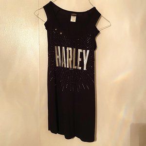 NEW Harley Davidson Black Studded Short Sleeve Shirt Size XS